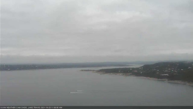 Lake Travis webcam, October 20, 2021 11:00 AM CT