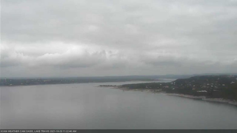 Lake Travis webcam, October 20, 2021 11:25 AM CT