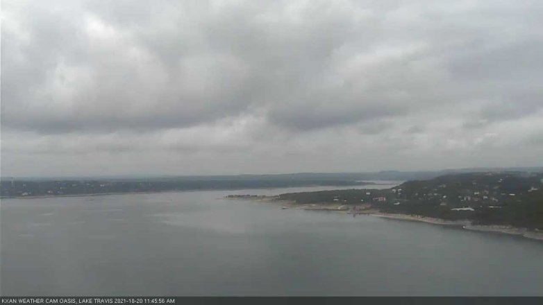 Lake Travis webcam, October 20, 2021 11:45 AM CT