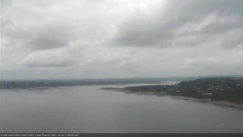 Lake Travis webcam, October 20, 2021 12:00 PM CT