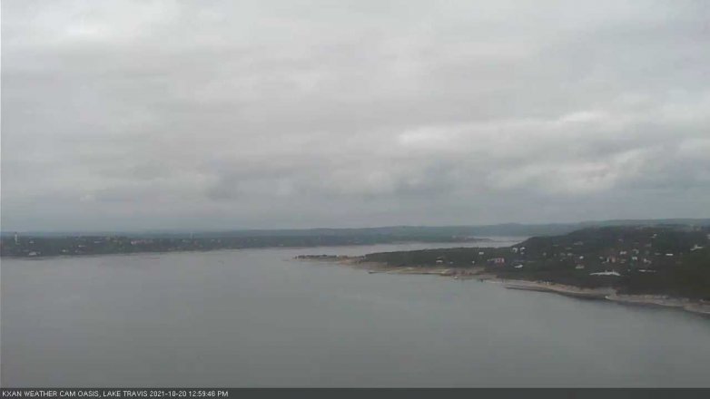 Lake Travis webcam, October 20, 2021 1:00 PM CT