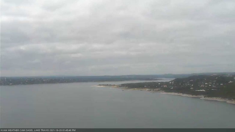 Lake Travis webcam, October 20, 2021 1:45 PM CT