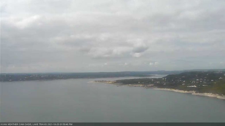Lake Travis webcam, October 20, 2021 2:00 PM CT