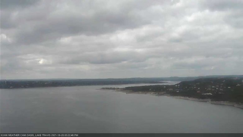 Lake Travis webcam, October 20, 2021 3:25 PM CT
