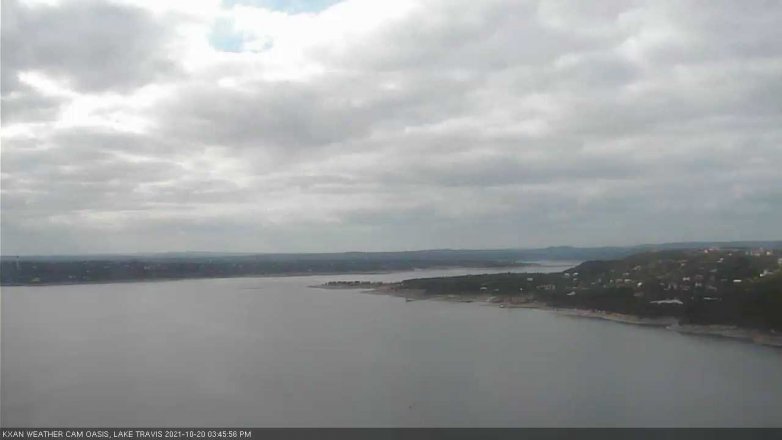 Lake Travis webcam, October 20, 2021 3:45 PM CT