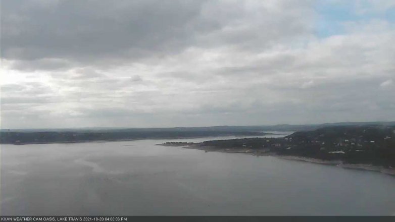 Lake Travis webcam, October 20, 2021 4:00 PM CT