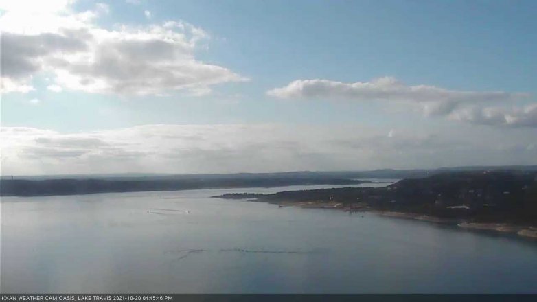 Lake Travis webcam, October 20, 2021 4:45 PM CT