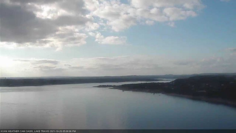 Lake Travis webcam, October 20, 2021 5:00 PM CT