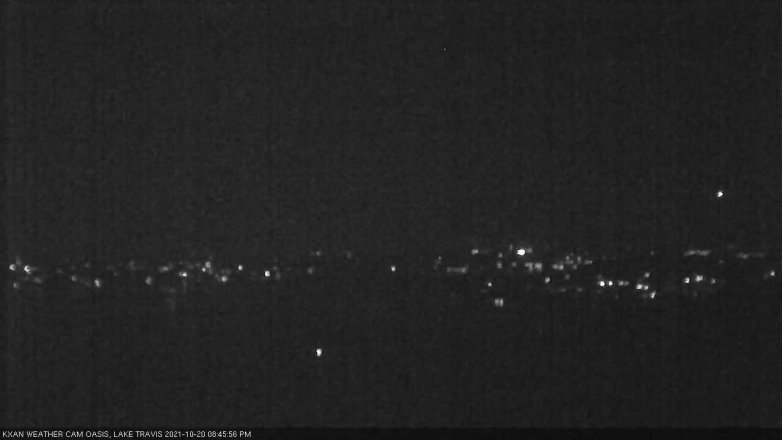 Lake Travis webcam, October 20, 2021 8:45 PM CT