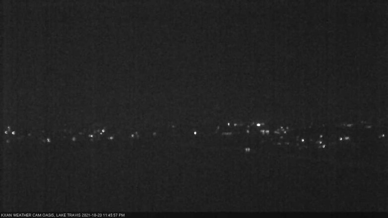 Lake Travis webcam, October 20, 2021 11:45 PM CT