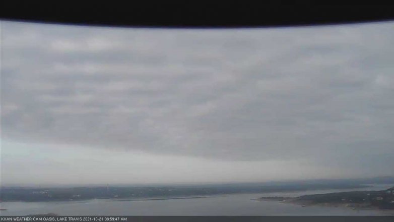 Lake Travis webcam, October 21, 2021 9:00 AM CT