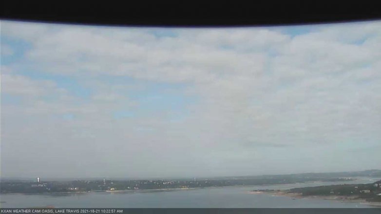Lake Travis webcam, October 21, 2021 10:25 AM CT
