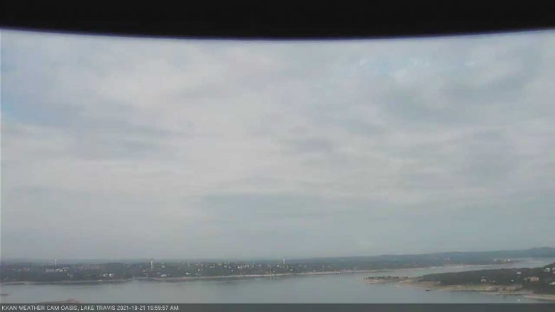 Lake Travis webcam, October 21, 2021 11:00 AM CT
