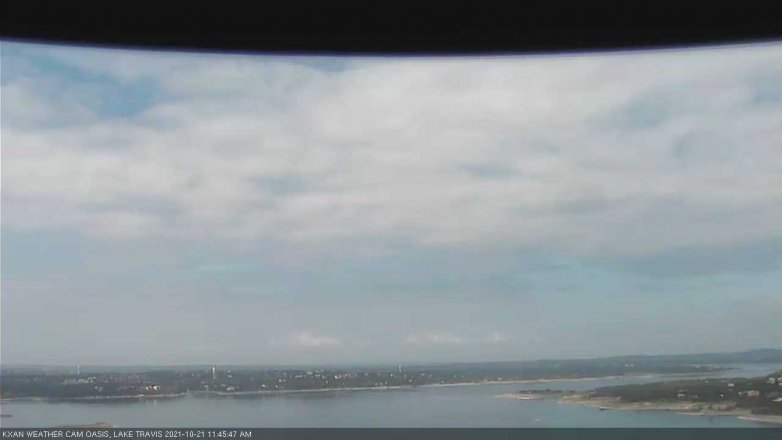 Lake Travis webcam, October 21, 2021 11:45 AM CT