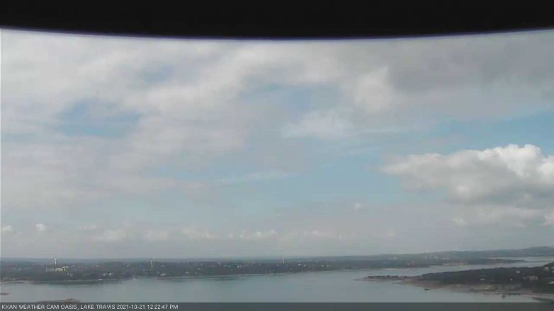 Lake Travis webcam, October 21, 2021 12:25 PM CT