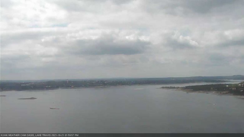 Lake Travis webcam, October 21, 2021 2:00 PM CT