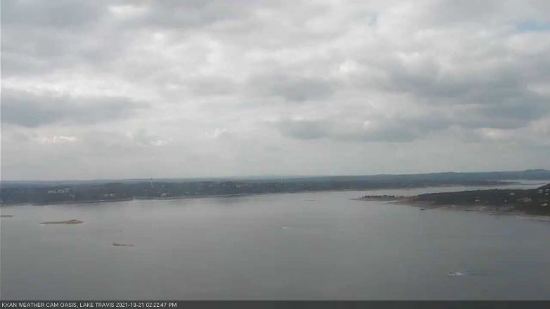 Lake Travis webcam, October 21, 2021 2:25 PM CT