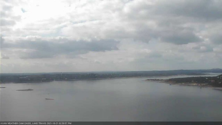 Lake Travis webcam, October 21, 2021 3:00 PM CT