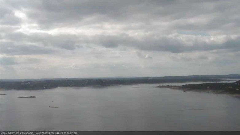 Lake Travis webcam, October 21, 2021 3:25 PM CT