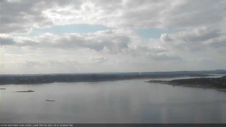 Lake Travis webcam, October 21, 2021 3:45 PM CT