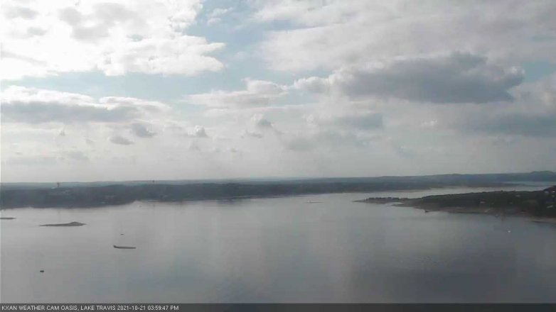Lake Travis webcam, October 21, 2021 4:00 PM CT