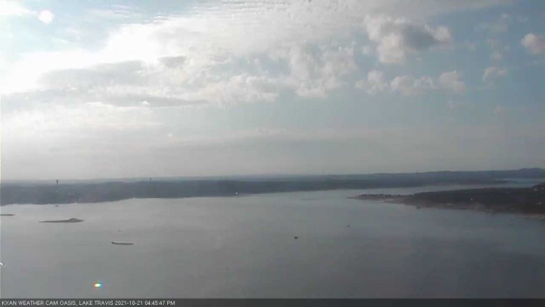 Lake Travis webcam, October 21, 2021 4:45 PM CT
