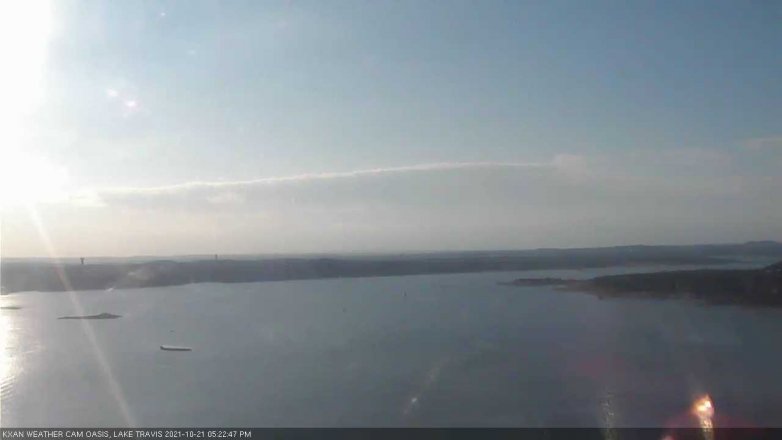 Lake Travis webcam, October 21, 2021 5:25 PM CT