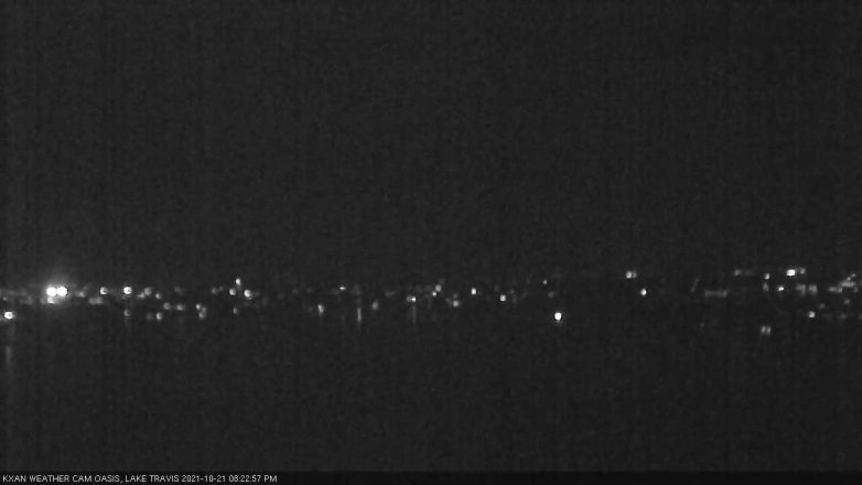 Lake Travis webcam, October 21, 2021 8:25 PM CT