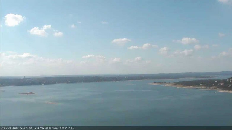 Lake Travis webcam, October 22, 2021 2:45 PM CT