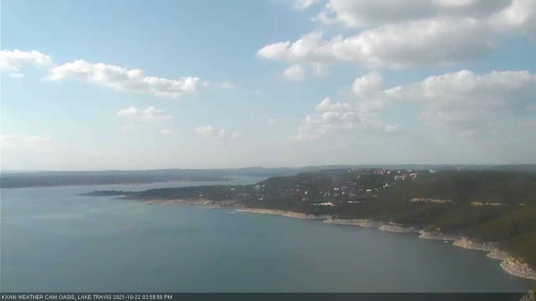 Lake Travis webcam, October 22, 2021 4:00 PM CT