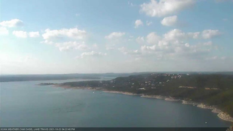 Lake Travis webcam, October 22, 2021 4:25 PM CT