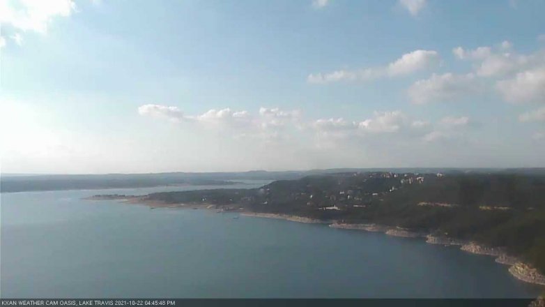 Lake Travis webcam, October 22, 2021 4:45 PM CT