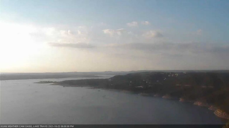 Lake Travis webcam, October 22, 2021 6:00 PM CT
