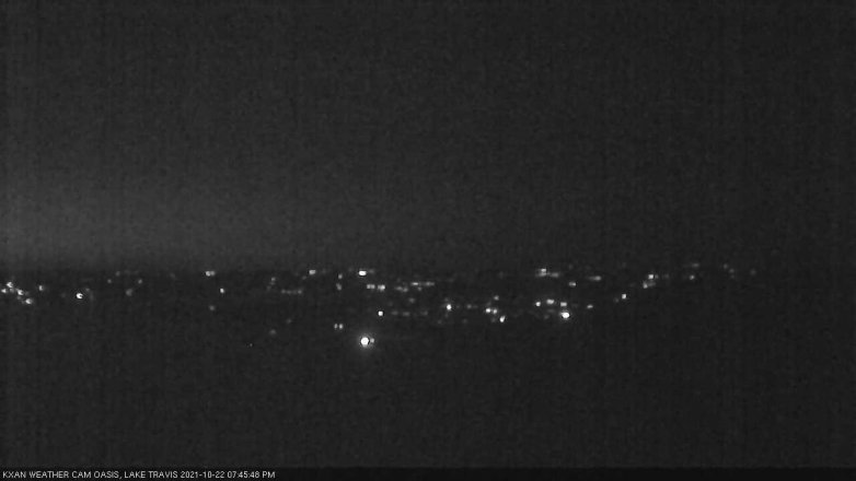 Lake Travis webcam, October 22, 2021 7:45 PM CT