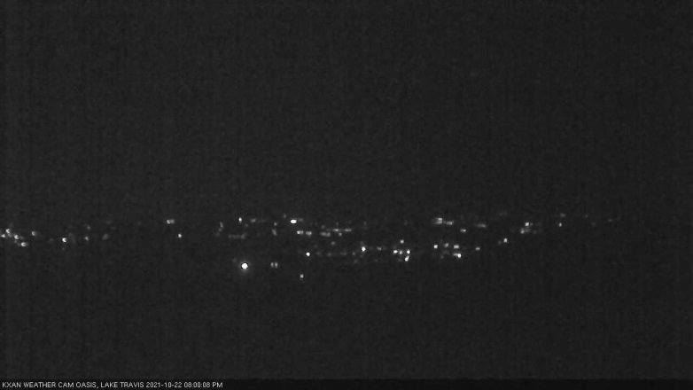 Lake Travis webcam, October 22, 2021 8:00 PM CT