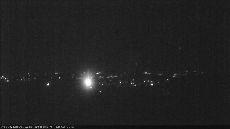 Lake Travis webcam, October 22, 2021 8:25 PM CT