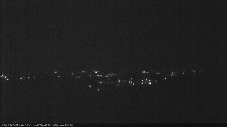 Lake Travis webcam, October 22, 2021 8:45 PM CT