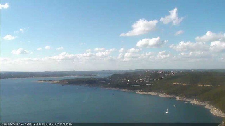 Lake Travis webcam, October 23, 2021 4:00 PM CT