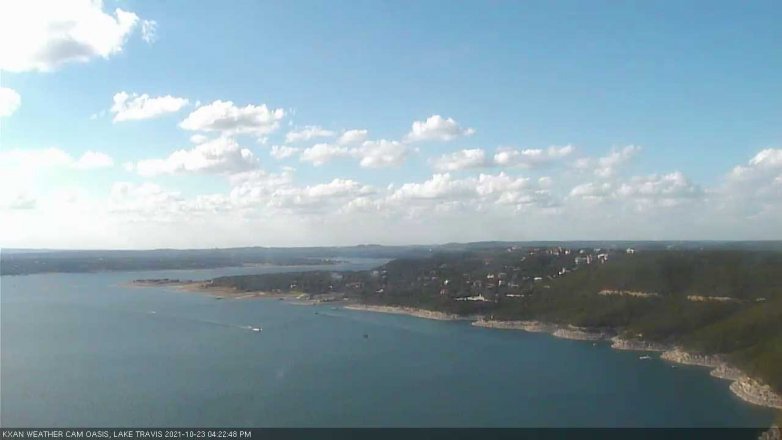 Lake Travis webcam, October 23, 2021 4:25 PM CT