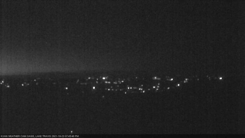 Lake Travis webcam, October 23, 2021 7:45 PM CT