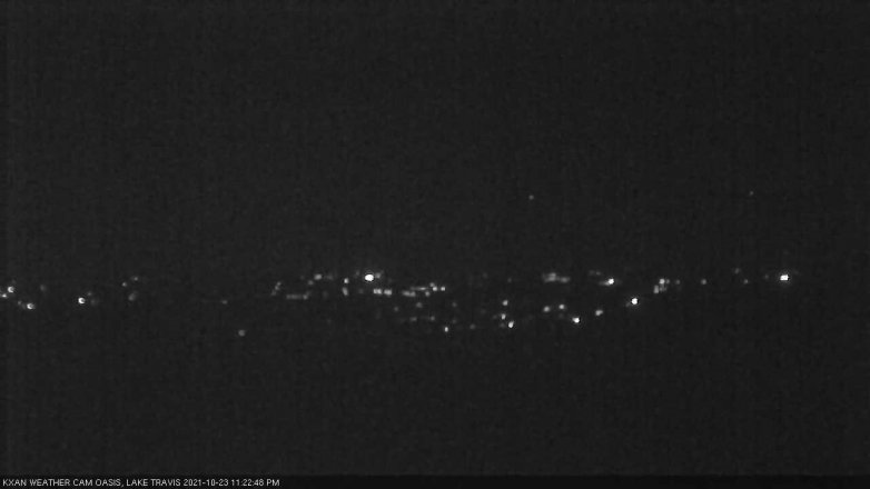Lake Travis webcam, October 23, 2021 11:25 PM CT