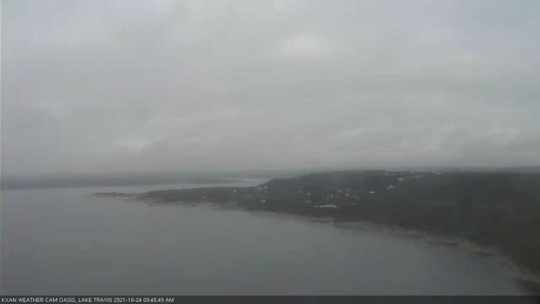 Lake Travis webcam, October 24, 2021 9:45 AM CT