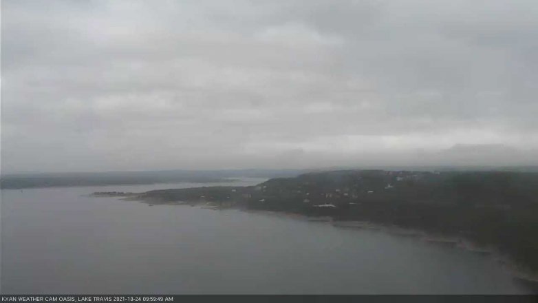 Lake Travis webcam, October 24, 2021 10:00 AM CT