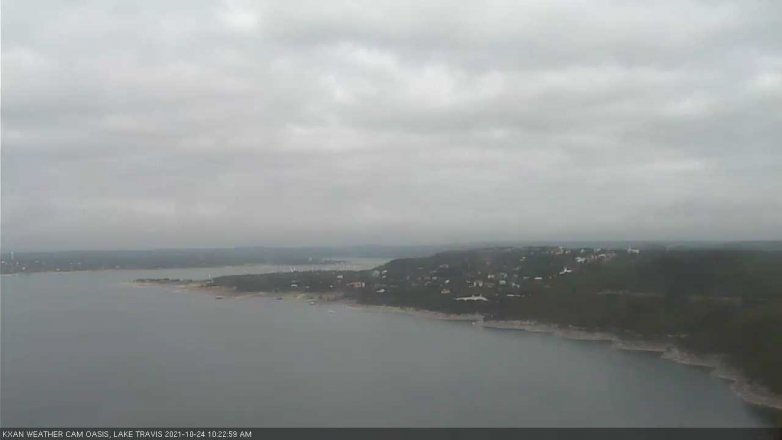 Lake Travis webcam, October 24, 2021 10:25 AM CT