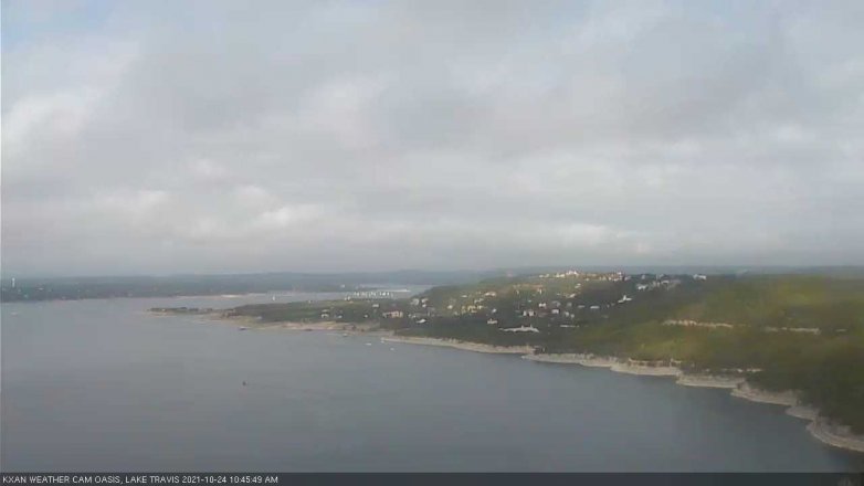 Lake Travis webcam, October 24, 2021 10:45 AM CT
