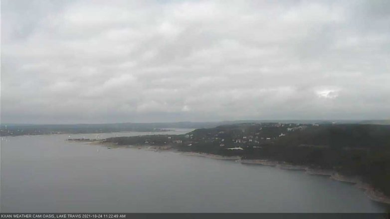 Lake Travis webcam, October 24, 2021 11:25 AM CT