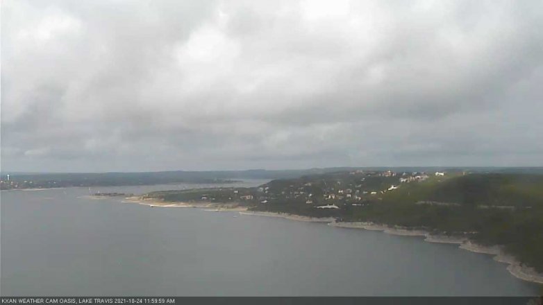 Lake Travis webcam, October 24, 2021 12:00 PM CT