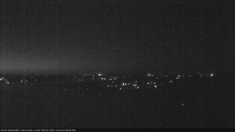 Lake Travis webcam, October 24, 2021 7:45 PM CT