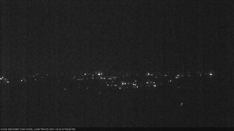 Lake Travis webcam, October 24, 2021 8:00 PM CT