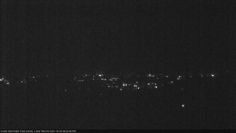 Lake Travis webcam, October 24, 2021 8:25 PM CT